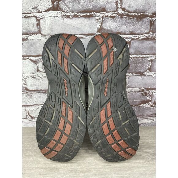 Eddie Bauer Green Brown Suede Leather Mid Lace Up Desert Boots Men 11.5M US/46EU - Picture 11 of 16